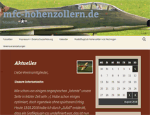 Tablet Screenshot of mfc-hohenzollern.de